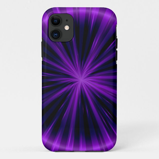 Capa Para iPhone Da Case-Mate Arte Gráfica Violet Star Light (Verso)