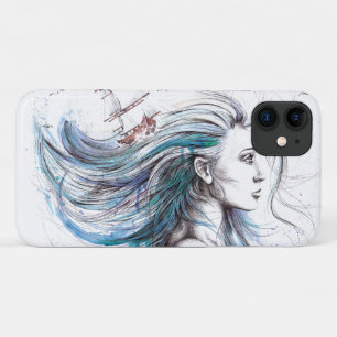 Capa Para iPhone Da Case-Mate Arte náutica Surreal de Aquarela Oceânica