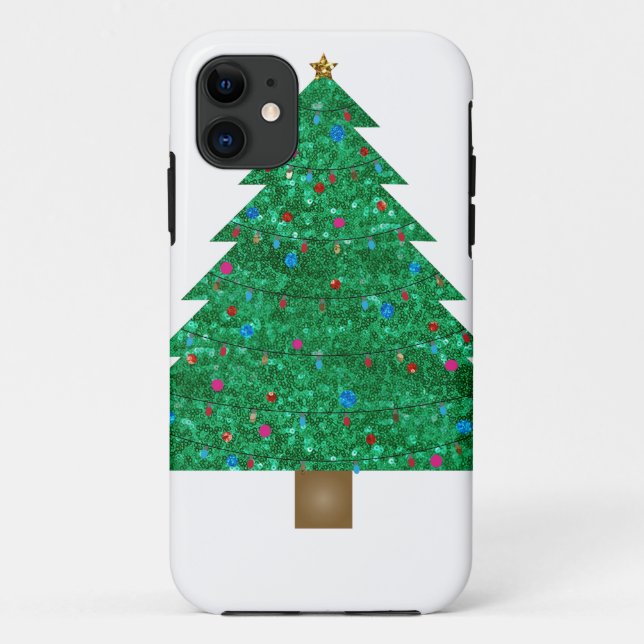 Capa Para iPhone Da Case-Mate árvore de natal sequencial (Verso)