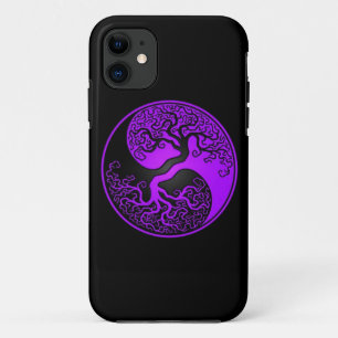 Capa Para iPhone Da Case-Mate Árvore de vida roxa e preta Yin Yang