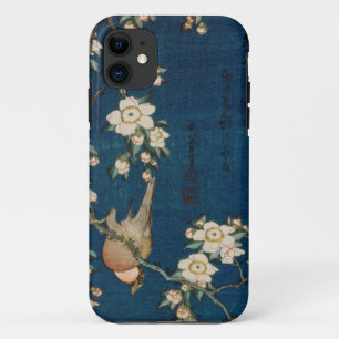 Capa Para iPhone Da Case-Mate Árvore do Goldfinch e de cereja do 葛飾北斎 d