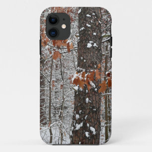 Capa Para iPhone Da Case-Mate Árvores de carvalho cobertas por neve Fotografia