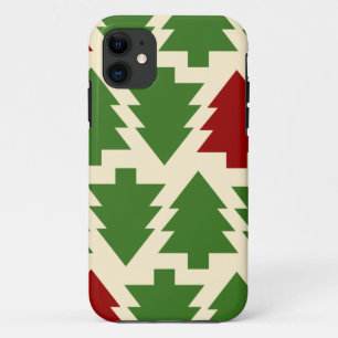 Capa Para iPhone Da Case-Mate Árvores de Natal Padrão de Feriado