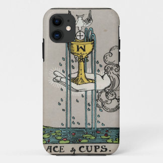 Capa Para iPhone Da Case-Mate Ás do caso de Tarot dos copos