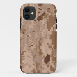 Capa Para iPhone Da Case-Mate As forças armadas de Digitas do deserto camuflam