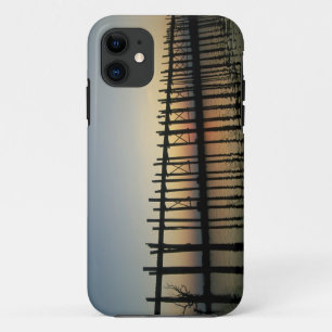 Capa Para iPhone Da Case-Mate Ásia, Birmânia (Mianmar) Silhueta da Ponte de U Bi