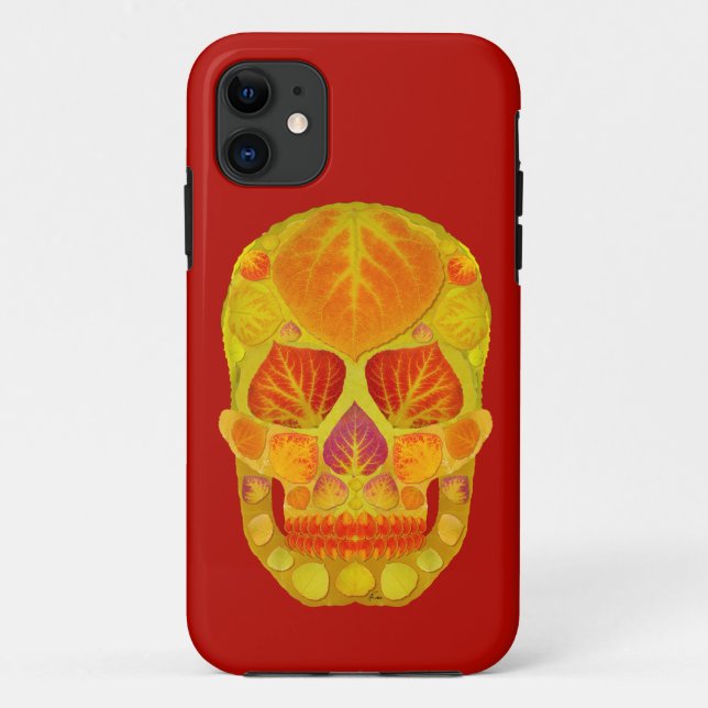 Capa Para iPhone Da Case-Mate Aspen Folha Crânio 13 (Verso)