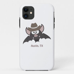 Capa Para iPhone Da Case-Mate Austin Texas Cute Cartoon Cowboy Bat