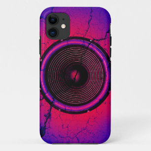 Capa Para iPhone Da Case-Mate Auto-falante de música numa parede rachada