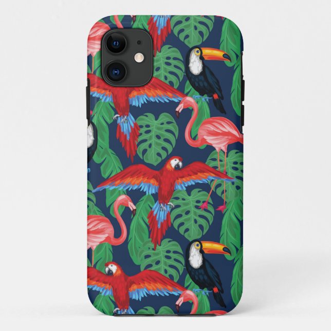 Capa Para iPhone Da Case-Mate Aves Tropicais Em Cores Brilhantes (Verso)