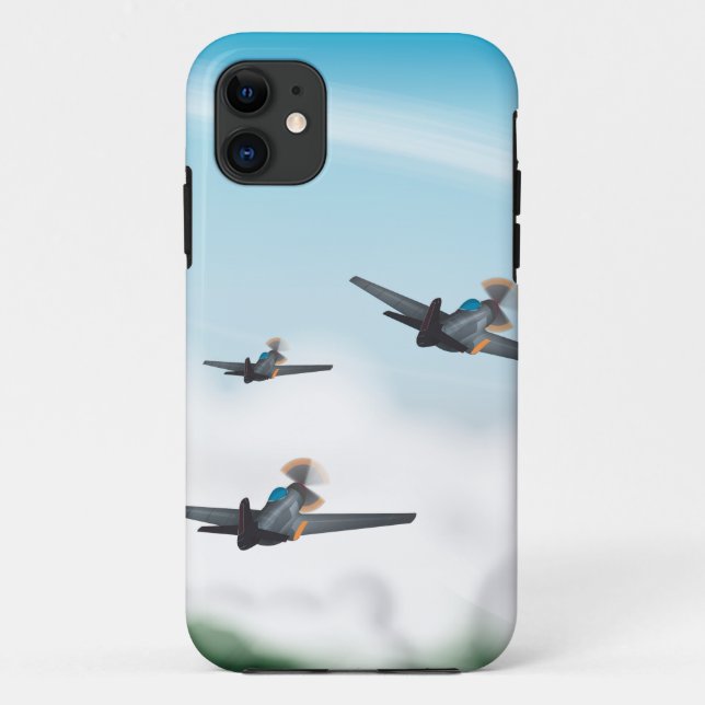 Capa Para iPhone Da Case-Mate Aviões da Segunda Guerra Mundial (Verso)