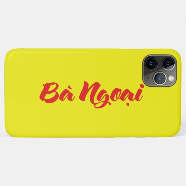 Capa Para iPhone Da Case-Mate Avó Vietnamita (Materna) - Bà Ngoani (Verso (horizontal))