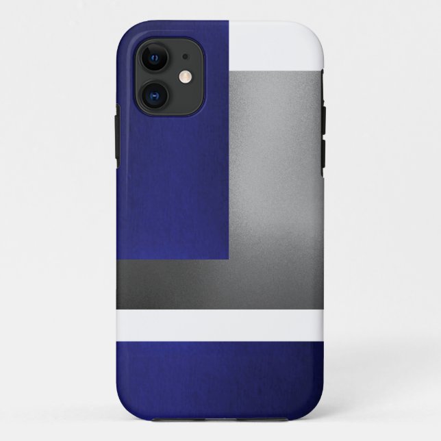 Capa Para iPhone Da Case-Mate Azul Branco e Prata Iphone 5 Caso (Verso)