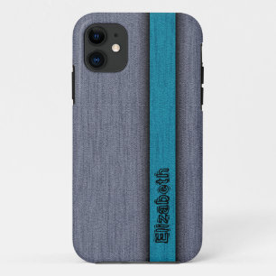 Capa Para iPhone Da Case-Mate Azul Teal e Cinza Profissional Moderno 2