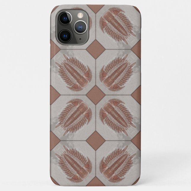 Capa Para iPhone Da Case-Mate Azulejo Trilobite (Verso)