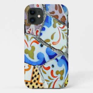 Capa Para iPhone Da Case-Mate Azulejos de mosaico de Guell do parque de Gaudi