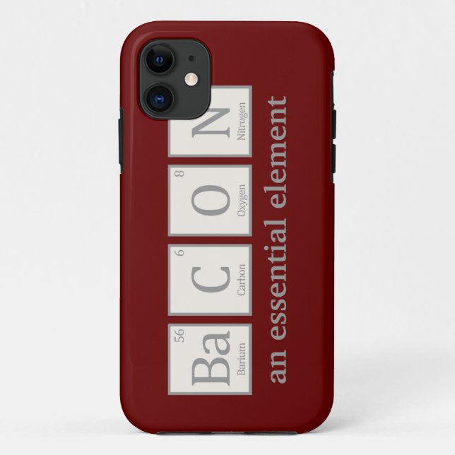 Capa Para iPhone Da Case-Mate Bacon, um elemento essencial (Verso)