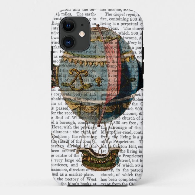 Capa Para iPhone Da Case-Mate Balão De Ar Quente Com Folha De Cauda (Verso)