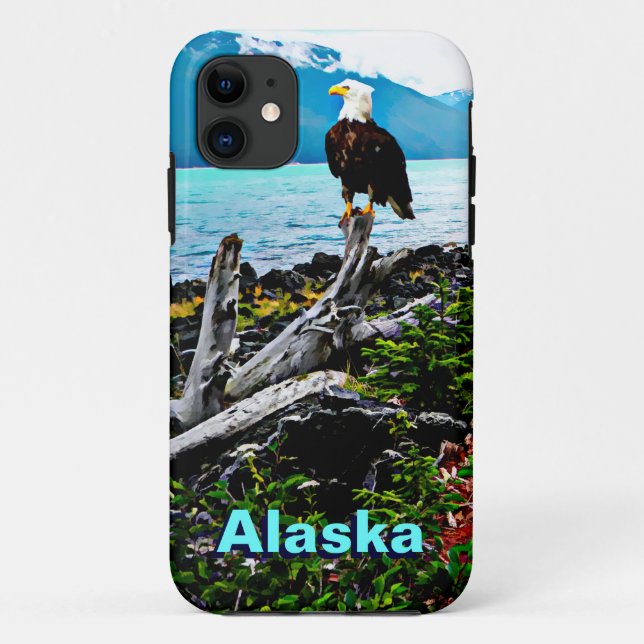 Capa Para iPhone Da Case-Mate Bald Eagle Na Costa Do Alasca (Verso)