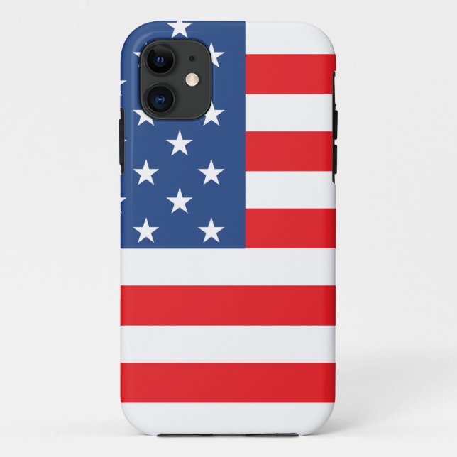 Capa Para iPhone Da Case-Mate Bandeira Americana (Verso)