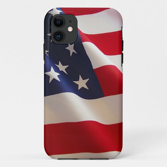 Capa Para iPhone Da Case-Mate bandeira americana (Verso)