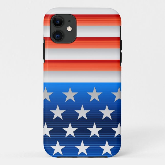 Capa Para iPhone Da Case-Mate Bandeira Americana (Verso)