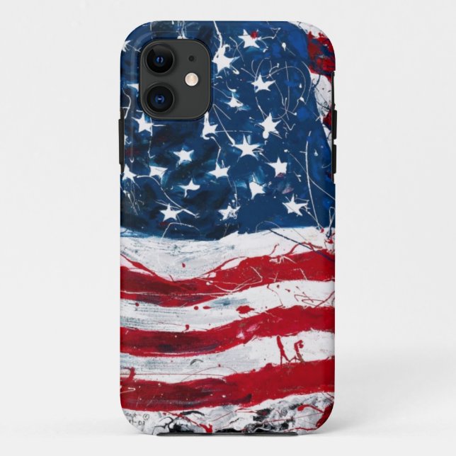 Capa Para iPhone Da Case-Mate Bandeira americana (Verso)
