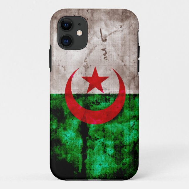 Capa Para iPhone Da Case-Mate Bandeira da Argélia meteoralizada (Verso)