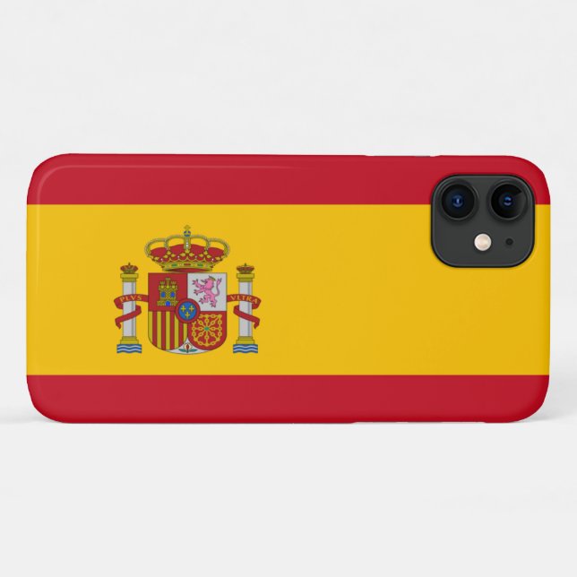 Capa Para iPhone Da Case-Mate Bandeira da Espanha (Verso (horizontal))
