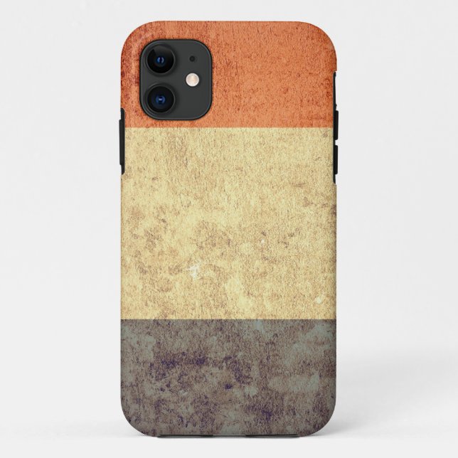 Capa Para iPhone Da Case-Mate Bandeira da França - Grunge (Verso)