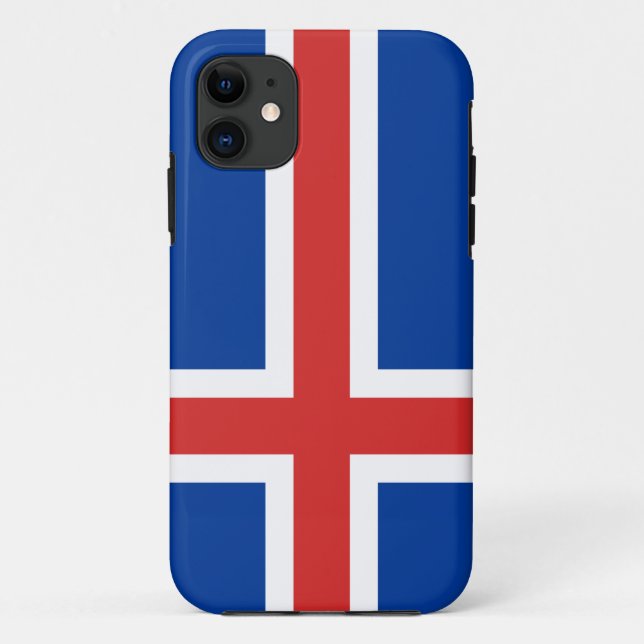 Capa Para iPhone Da Case-Mate Bandeira da Islândia (Verso)