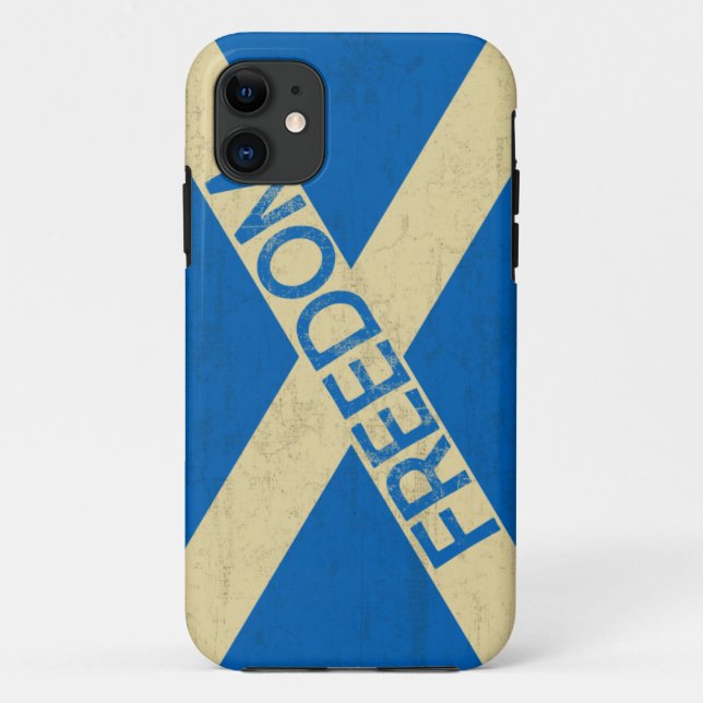 Capa Para iPhone Da Case-Mate Bandeira da liberdade de Scotland (Verso)