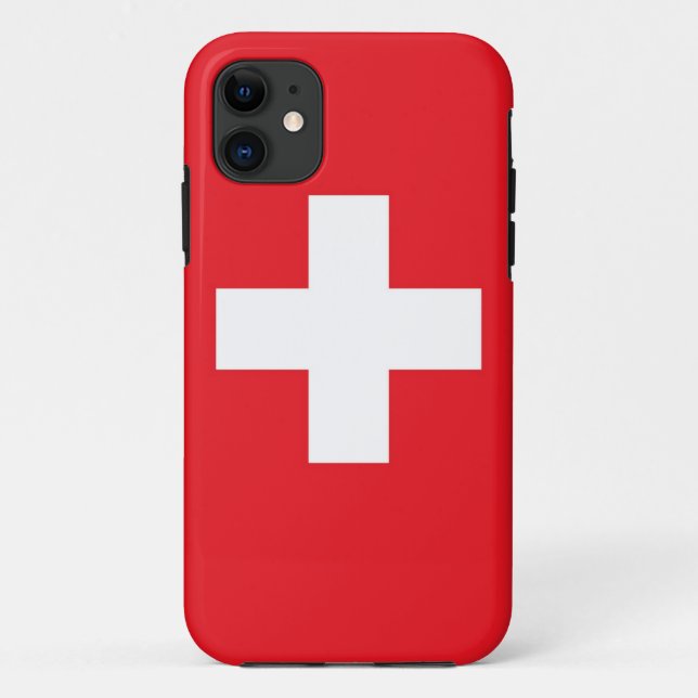 Capa Para iPhone Da Case-Mate Bandeira da Suíça (Verso)