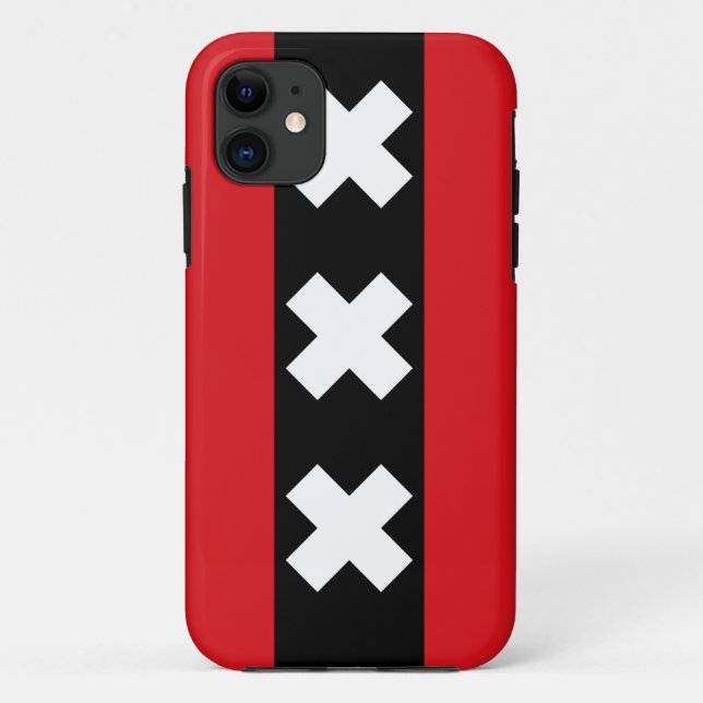 Capa Para iPhone Da Case-Mate Bandeira de Amesterdã (Verso)