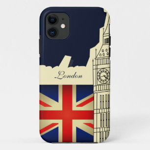Capa Para iPhone Da Case-Mate Bandeira de Big Ben Union Jack da cidade de