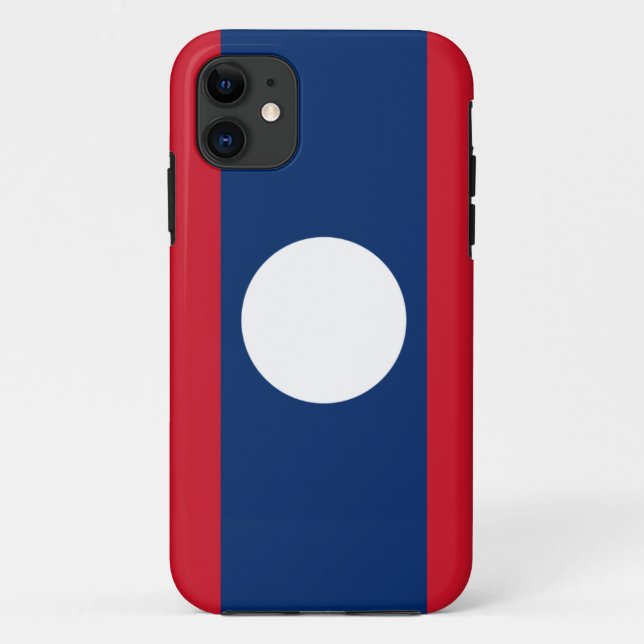Capa Para iPhone Da Case-Mate Bandeira de Laos (Verso)