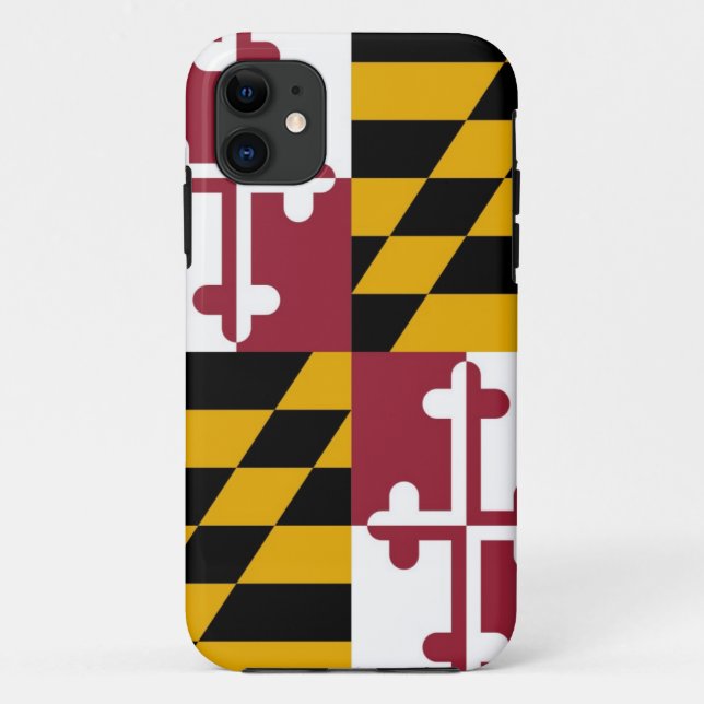 Capa Para iPhone Da Case-Mate Bandeira de Maryland (Verso)