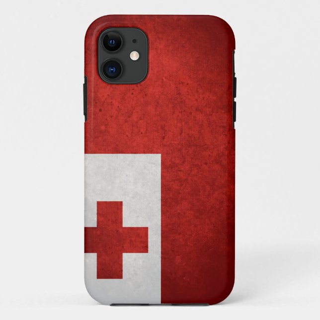 Capa Para iPhone Da Case-Mate Bandeira de Tonga (Verso)