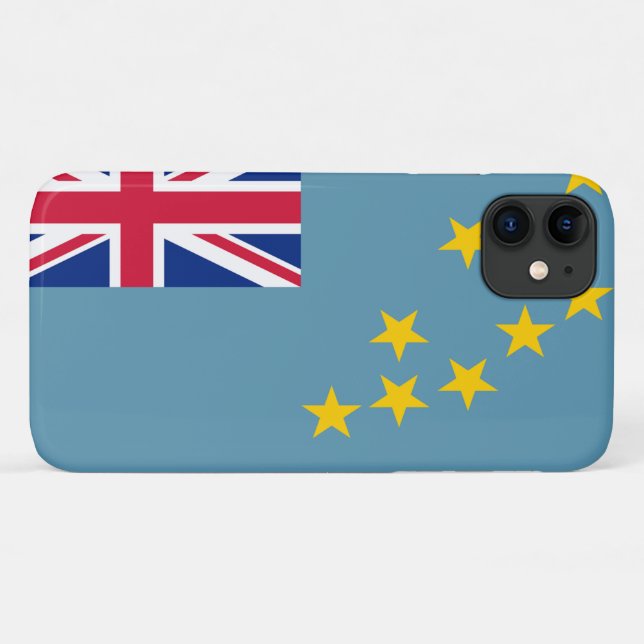 Capa Para iPhone Da Case-Mate Bandeira de Tuvalu (Verso (horizontal))