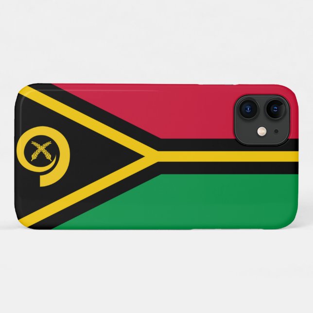 Capa Para iPhone Da Case-Mate Bandeira de Vanuatu (Verso (horizontal))