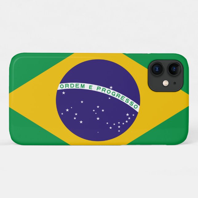 Capa Para iPhone Da Case-Mate Bandeira do Brasil (Verso (horizontal))