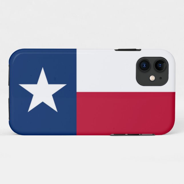 Capa Para iPhone Da Case-Mate Bandeira do Texas (Verso (horizontal))