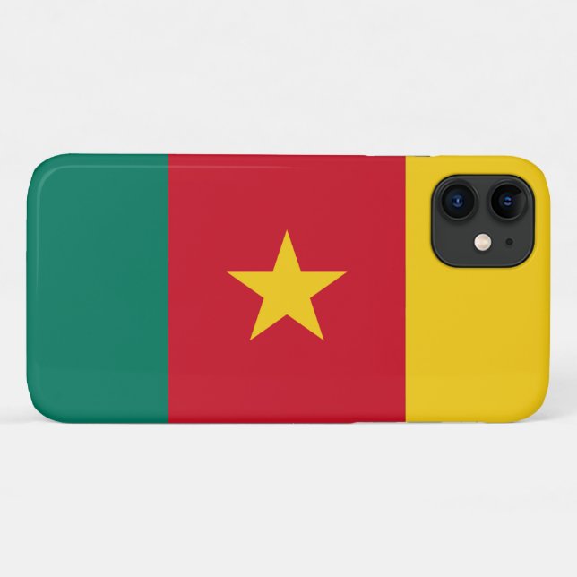 Capa Para iPhone Da Case-Mate Bandeira dos Camarões (Verso (horizontal))