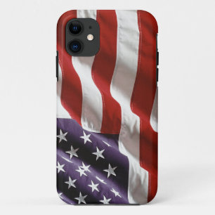 Capa Para iPhone Da Case-Mate Bandeira dos E.U. do vintage "que voa altamente" a