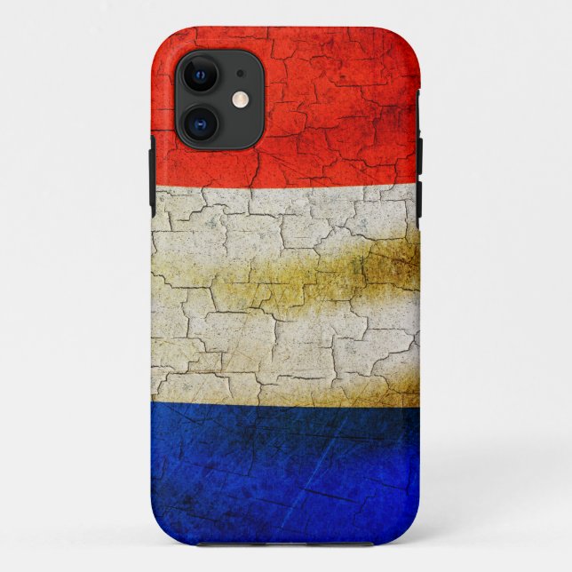 Capa Para iPhone Da Case-Mate Bandeira Grunge France (Verso)