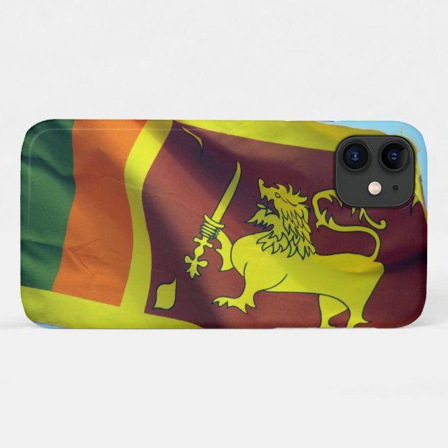 Capa Para iPhone Da Case-Mate bandeira sri lanka (Verso (horizontal))