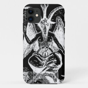 Capa Para iPhone Da Case-Mate Baphomet preto e branco