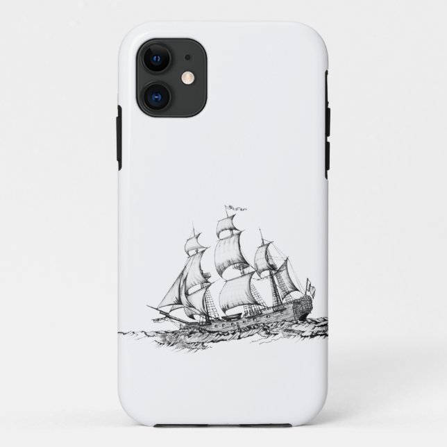Capa Para iPhone Da Case-Mate barcos na água (Verso)