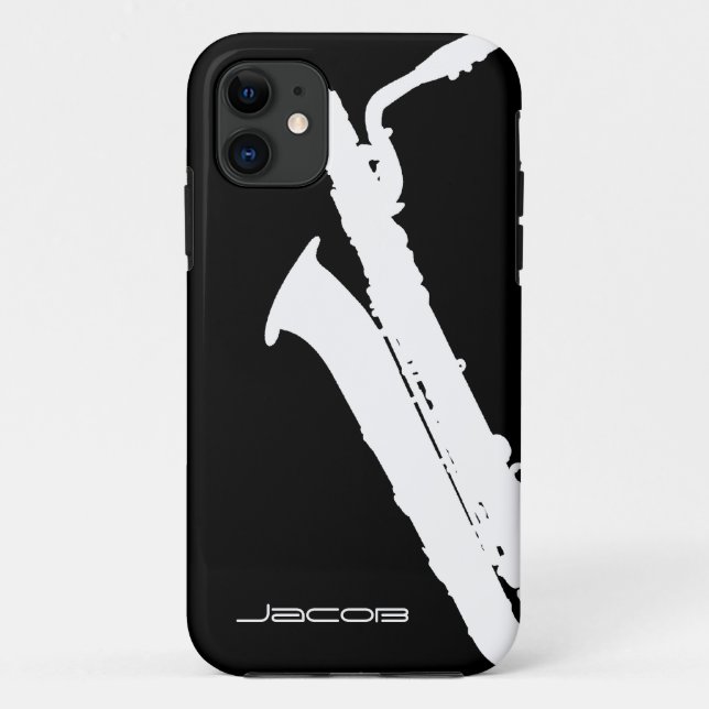 Capa Para iPhone Da Case-Mate Barítono Saxophon (Verso)