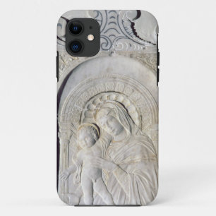 Capa Para iPhone Da Case-Mate Bas-alivio de Madonna e de uma criança (mármore)